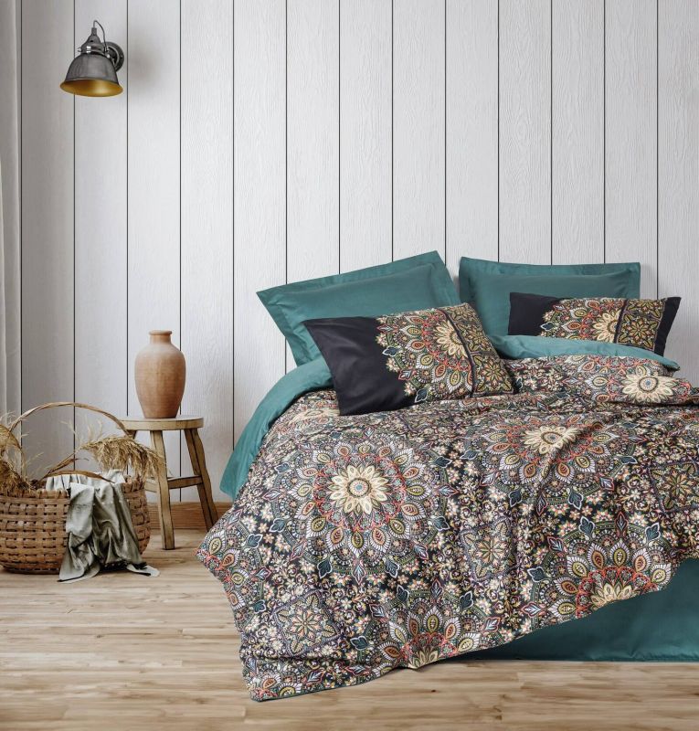 Copripiumino matrimoniale Wellsville, 240x220 cm, Misura copricuscini: 60x60 cm