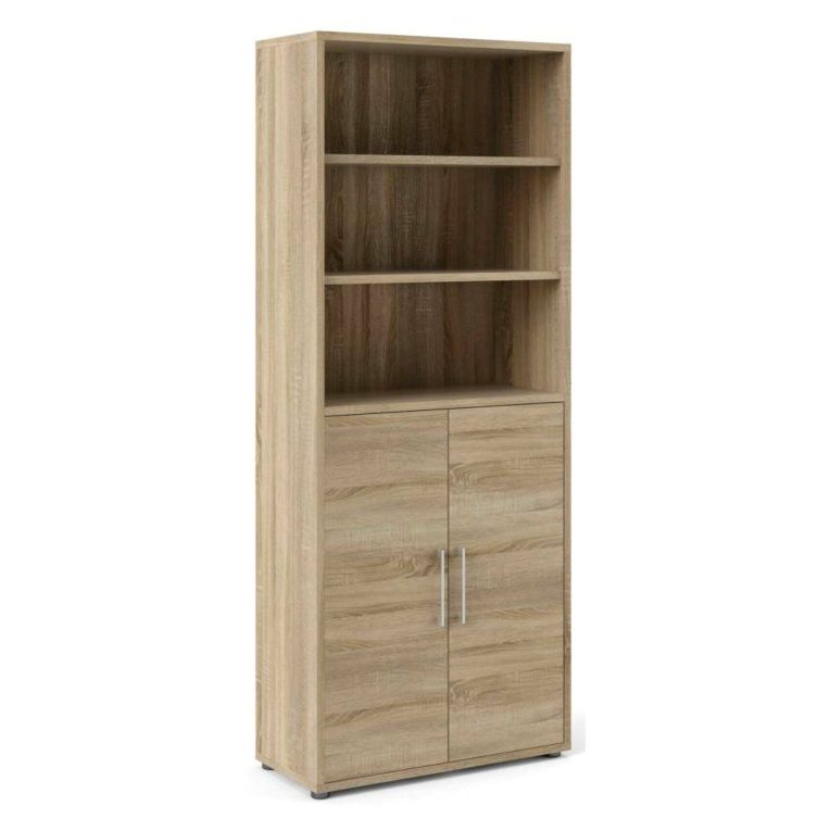 Credenza alta quercia 89x40x221h cm 2 ante - Valsesia