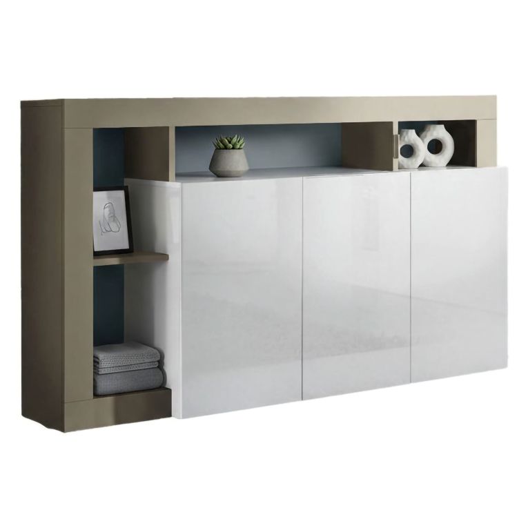 Credenza Americano, 146x42 h93 cm, Bianco