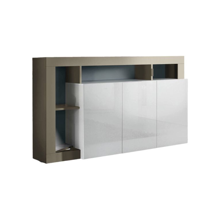 Credenza Americano, 146x42 h93 cm, Bianco