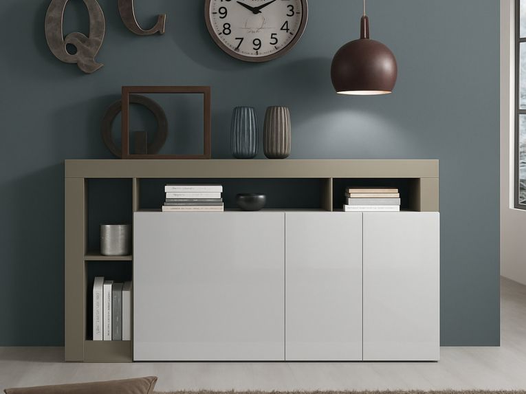 Credenza Americano, 146x42 h93 cm, Bianco