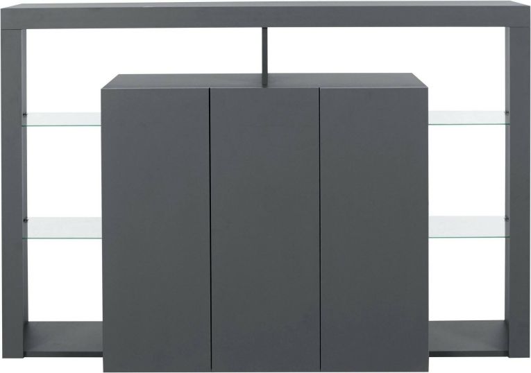 Credenza antracite 150x40x100h cm 3 ante - Bagnasco