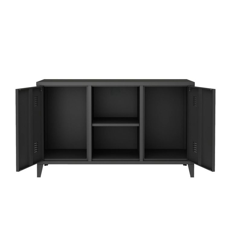 Credenza ardesia 120x40x73h cm 2 ante - Friddi