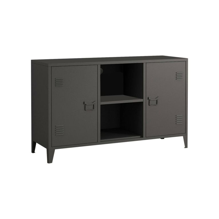 Credenza ardesia 120x40x73h cm 2 ante - Friddi