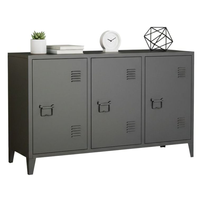 Credenza ardesia 120x40x73h cm 3 ante - Cocullo