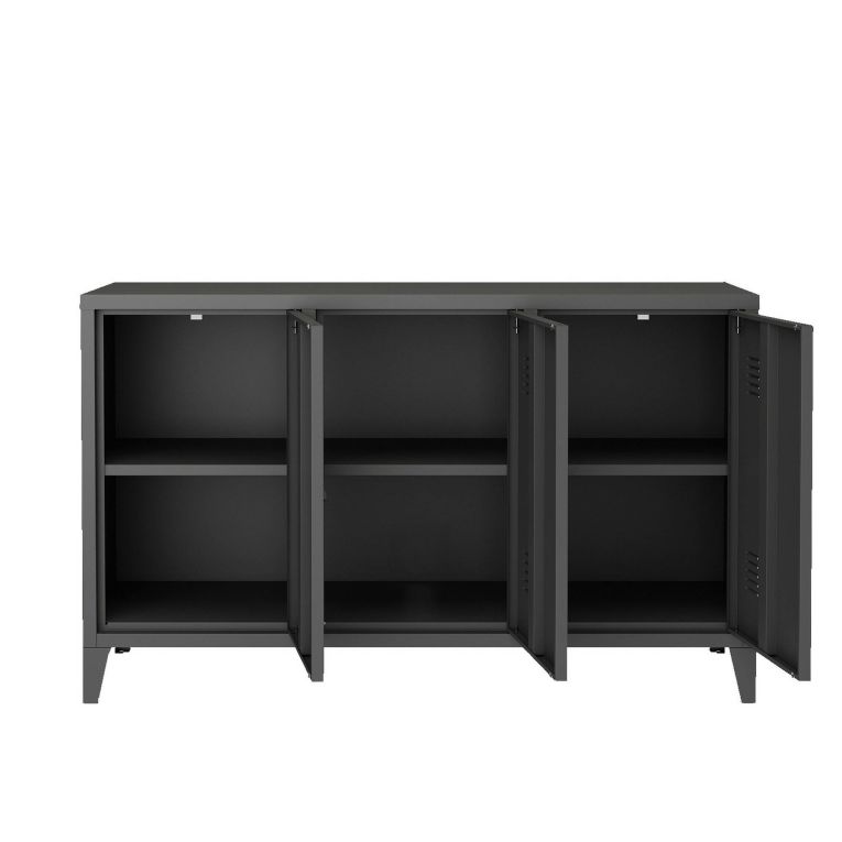 Credenza ardesia 120x40x73h cm 3 ante - Cocullo