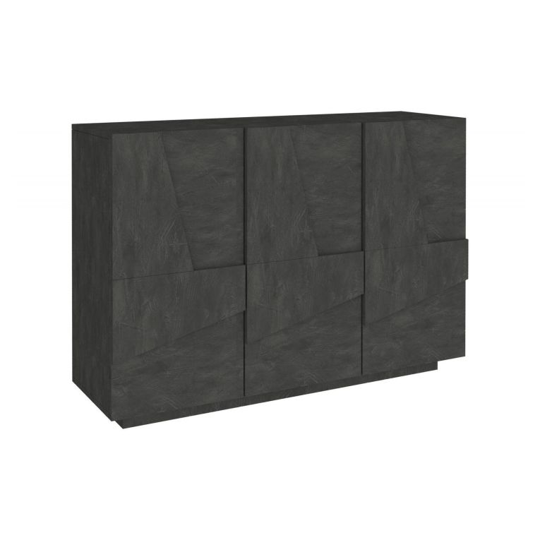 Credenza ardesia 121x38x86h cm 3 ante - Axl