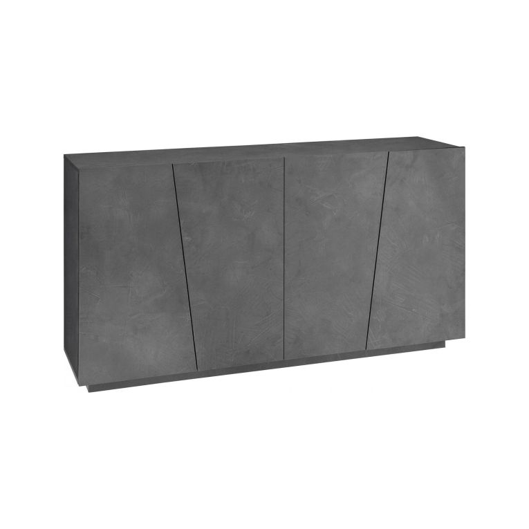 Credenza ardesia 158x43x86h cm 4 ante - Ackhab