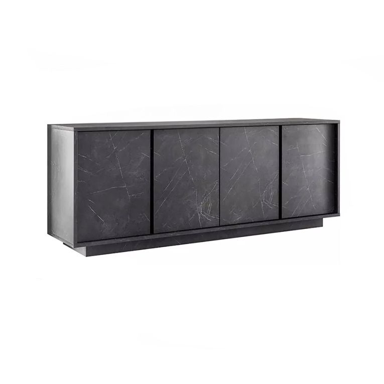 Credenza ardesia 180x43x79h cm 4 ante - Nika