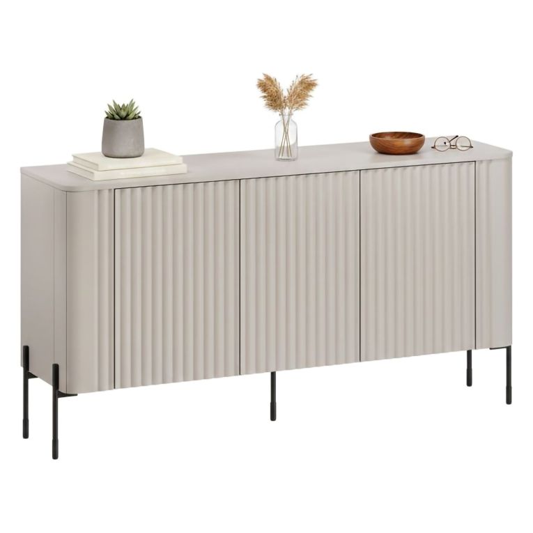 Credenza beige 150x39x80h cm 3 ante - Susegana