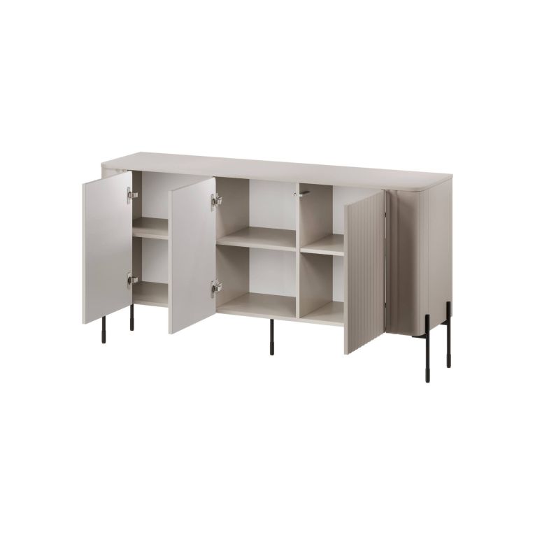 Credenza beige 150x39x80h cm 3 ante - Susegana
