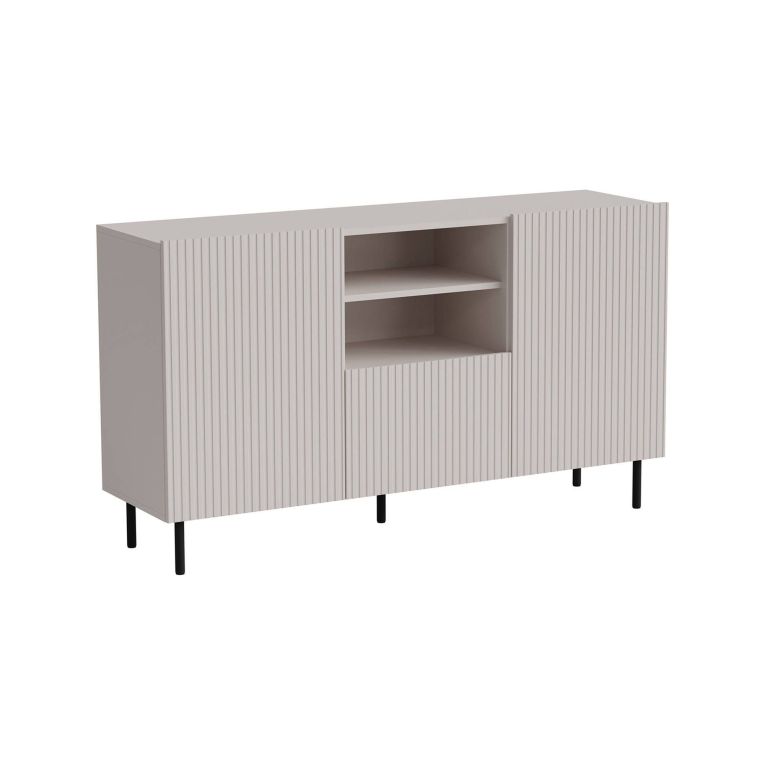 Credenza beige 150x42x82h cm 2 ante e 1 cassetto - Malo