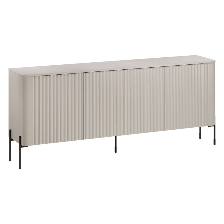 Credenza beige 190x39x80h cm 4 ante - Laion