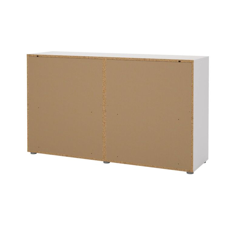 Credenza bianca 140x40x81h cm 8 cassetti - Phethai