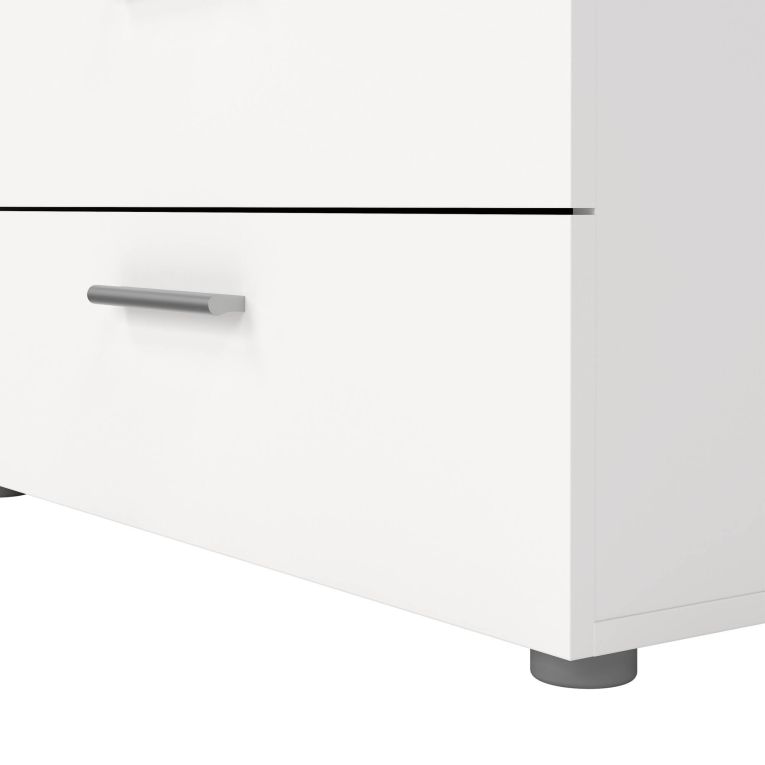 Credenza bianca 140x40x81h cm 8 cassetti - Phethai