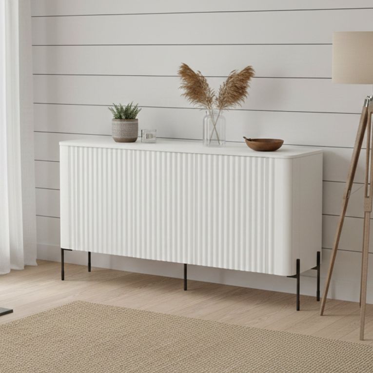 Credenza bianca 150x39x80h cm 3 ante - Susegana
