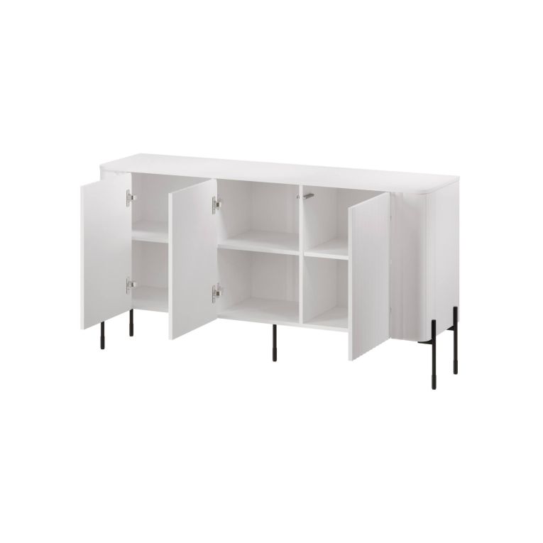 Credenza bianca 150x39x80h cm 3 ante - Susegana