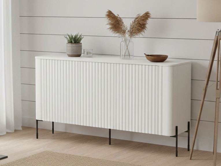 Credenza bianca 150x39x80h cm 3 ante - Susegana