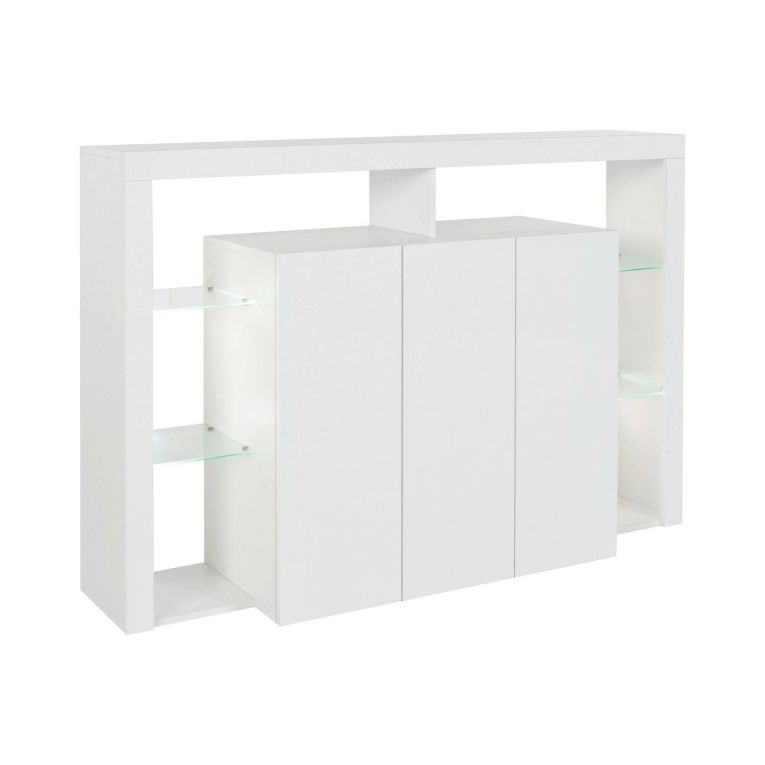 Credenza bianca 150x40x100h cm 3 ante - Bagnasco