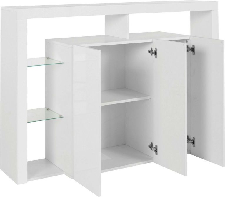 Credenza bianca 150x40x100h cm 3 ante - Bagnasco