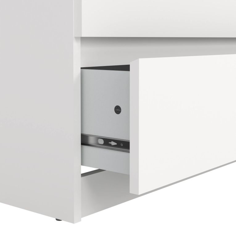 Credenza bianca 153x50x70h cm 6 cassetti - Abacadabra