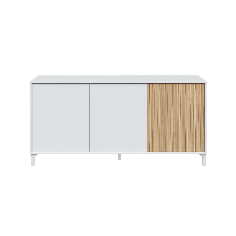 Credenza bianca 154x40x74h cm 3 ante - Ametista