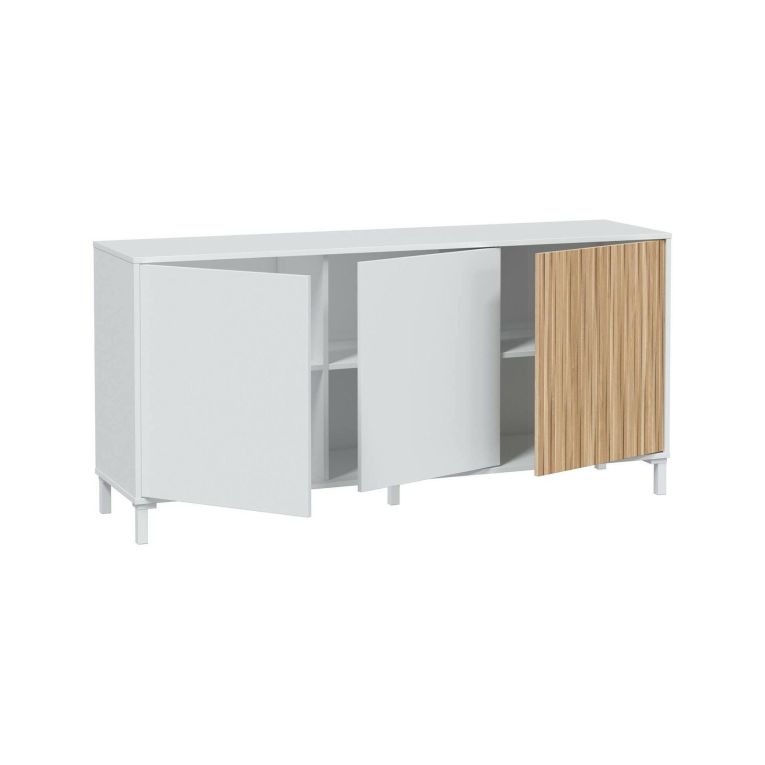 Credenza bianca 154x40x74h cm 3 ante - Ametista