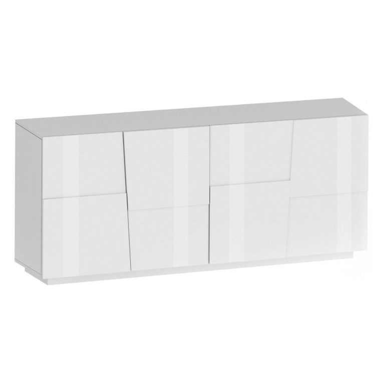 Credenza bianca 200x44x86h cm 4 ante - Arda