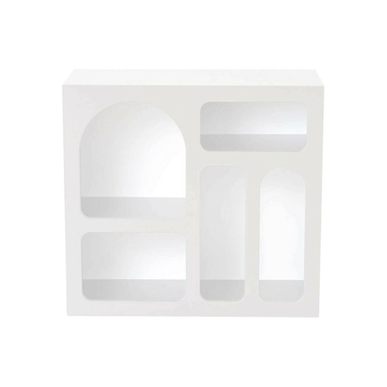 Credenza bianca 80x35x74h cm 4 vani - Arsenio