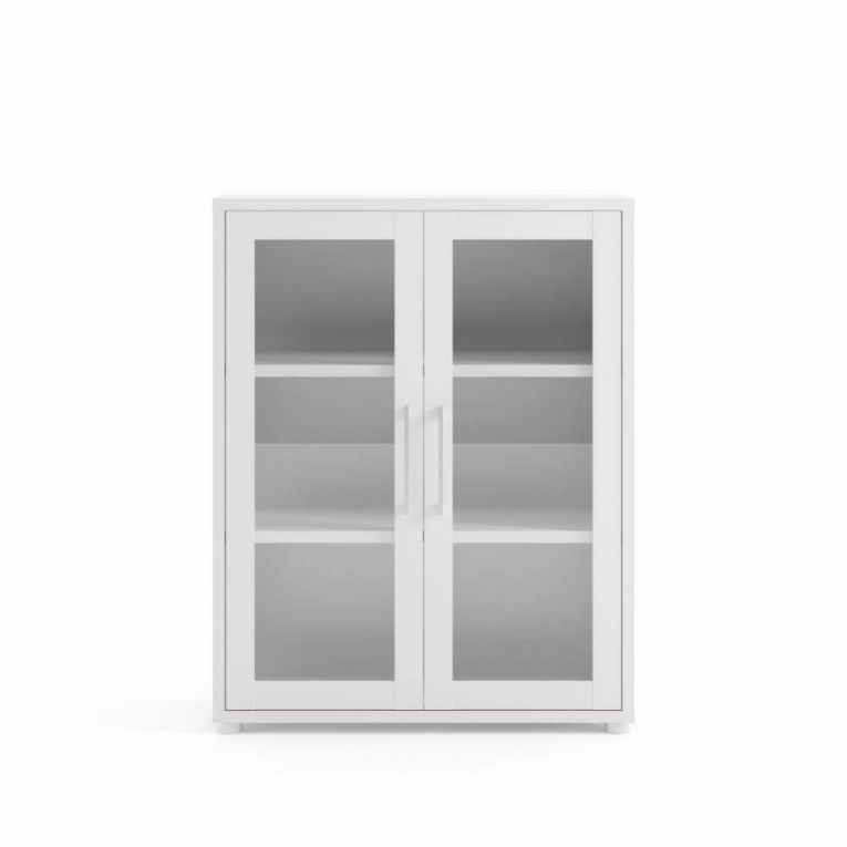Credenza bianca 89x40x113h cm 2 ante - Ampezzo