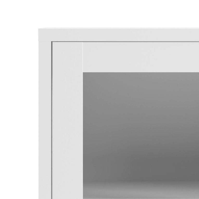 Credenza bianca 89x40x113h cm 2 ante - Ampezzo