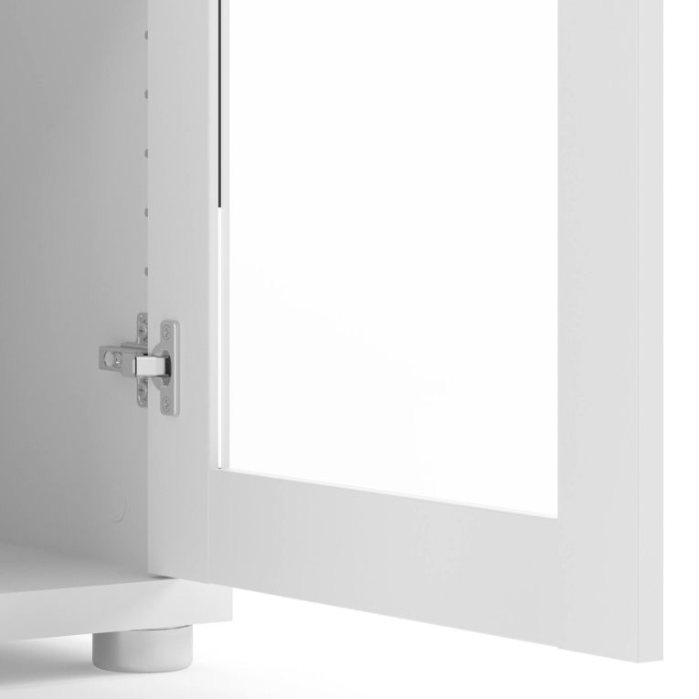 Credenza bianca 89x40x113h cm 2 ante - Ampezzo