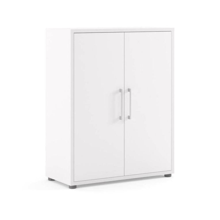 Credenza bianca 89x40x113h cm 2 ante - Warszawa