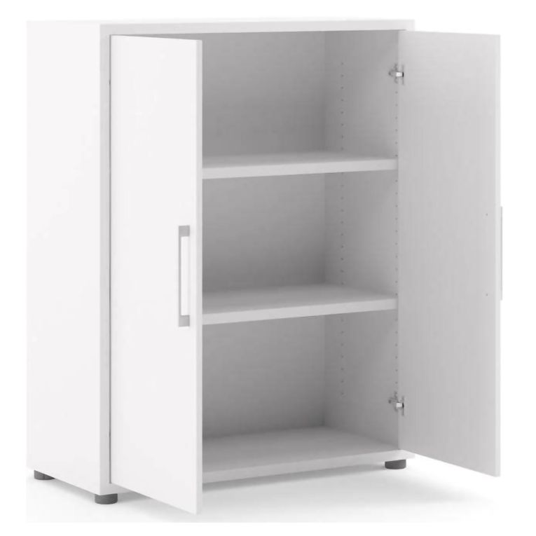 Credenza bianca 89x40x113h cm 2 ante - Warszawa