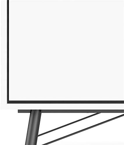 Credenza bianca e nera 101x40x72h cm 1 anta e 2 cassetti - Arconate