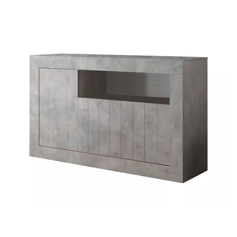 Credenza cemento 138x42x86h cm 3 ante - Dolphin