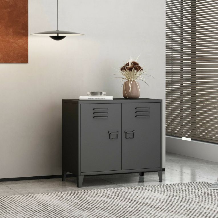Credenza Conco, 80x40 h73 cm, Ardesia
