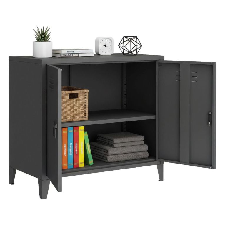 Credenza Conco, 80x40 h73 cm, Ardesia