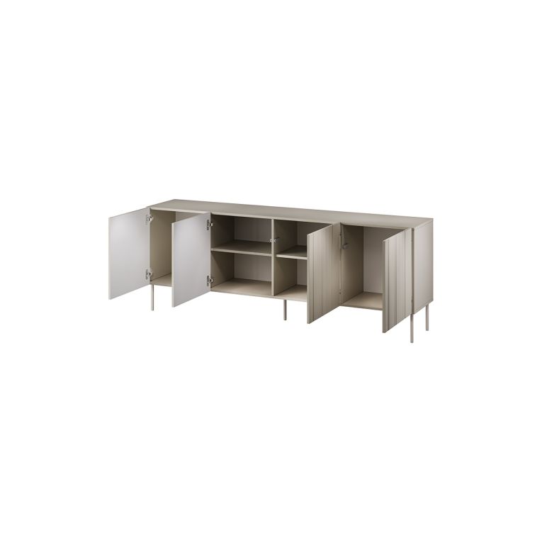 Credenza Gerace, 201x42 h75 cm, Beige