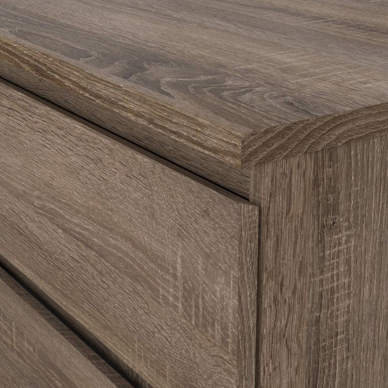 Credenza Marrone Noce 6 Cassetti Apertura Scorrevole 154x50x68h cm, Chiusura Scorrevole - Joyce