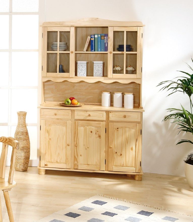 Credenza Marrone Rovere 3 Cassetti 6 Ripiani 130x32x198h cm, 12 Vani - Presezzo