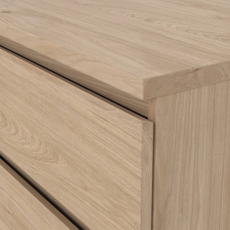 Credenza Marrone Rovere 6 Cassetti Apertura Scorrevole 154x50x68h cm, Chiusura Scorrevole - Joyce