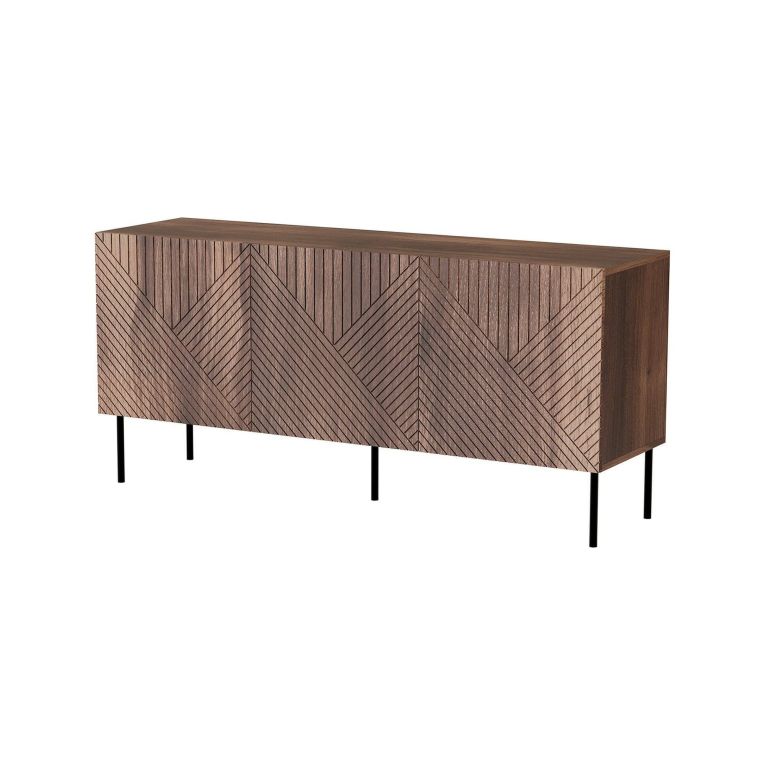 Credenza Montano, 151x40 h72 cm, Noce