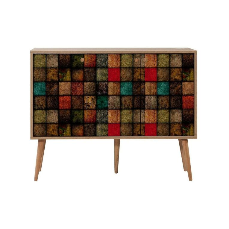 Credenza mosaico 120x36x90h cm 3 ante - Arzumia