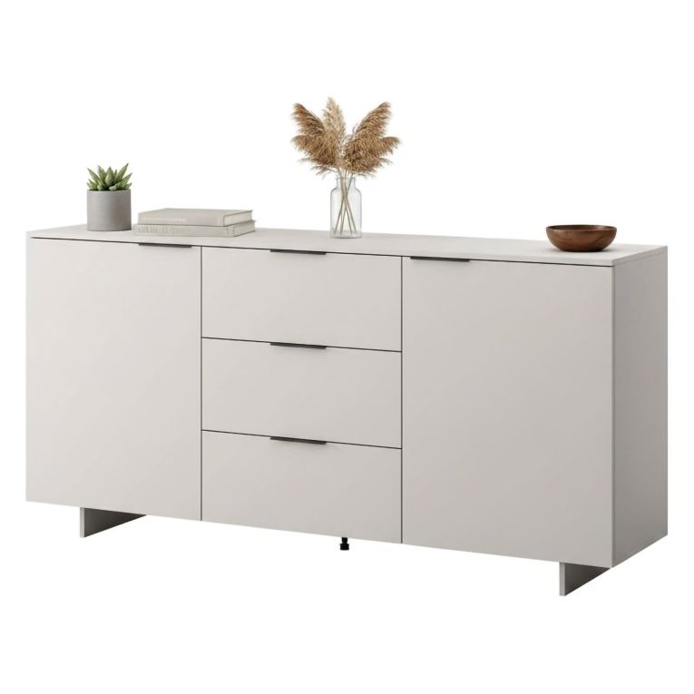 Credenza Neive, 180x42 h90 cm, Beige
