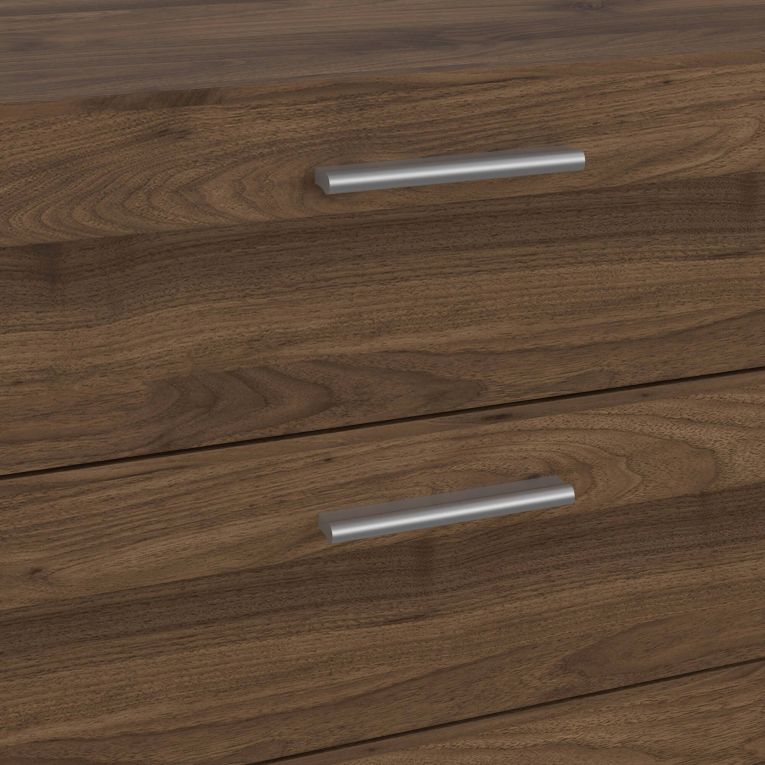 Credenza noce 140x40x81h cm 8 cassetti - Urduja