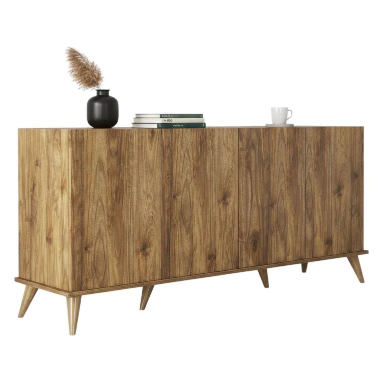 Credenza noce 180x45x80h cm 4 ante - Paine