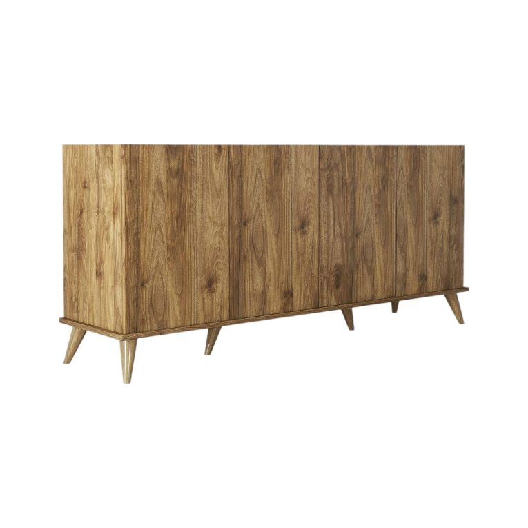 Credenza noce 180x45x80h cm 4 ante - Paine