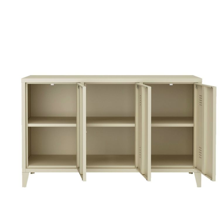 Credenza panna 120x40x73h cm 3 ante - Cocullo