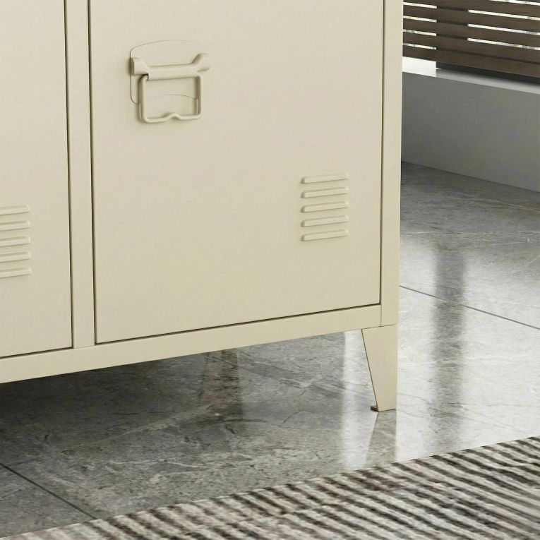 Credenza panna 120x40x73h cm 3 ante - Cocullo